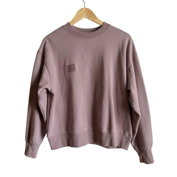 Noize Matea Sweatshirt XS Taupe Vegan Cruelty Free Sustainable - Picture 13 of 13